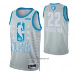Camiseta All Star 2022 Milwaukee Bucks Khris Middleton #22 Gris