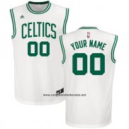 Camiseta Boston Celtics Adidas Personalizada Blanco