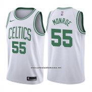 Camiseta Boston Celtics Greg Monroe #55 Association 2017-18 Blanco