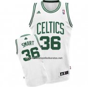 Camiseta Boston Celtics Marcus Smart #36 Blanco