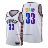 Camiseta Brooklyn Nets Allen Crabbe #33 Ciudad LGBTQ Pride Night 2020 Blanco