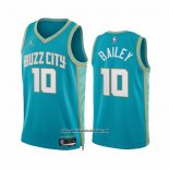 Camiseta Charlotte Hornets Amari Bailey #10 Ciudad 2023-24 Verde