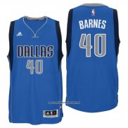 Camiseta Dallas Mavericks Harrison Barnes #40 Azul