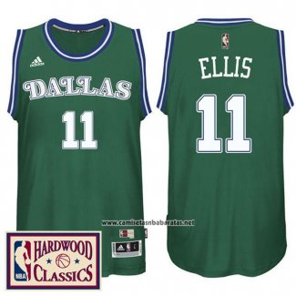 Camiseta Dallas Mavericks Monta Ellis #11 Retro Verde