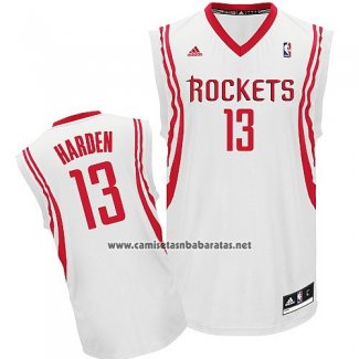 Camiseta Houston Rockets James Harden #13 Blanco