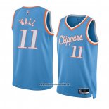 Camiseta Los Angeles Clippers John Wall #11 Ciudad 2021-22 Azul