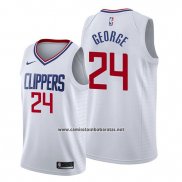 Camiseta Los Angeles Clippers Paul George #24 Association 2019-20 Blanco