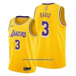Camiseta Los Angeles Lakers Anthony Davis #3 Icon 2019 Amarillo