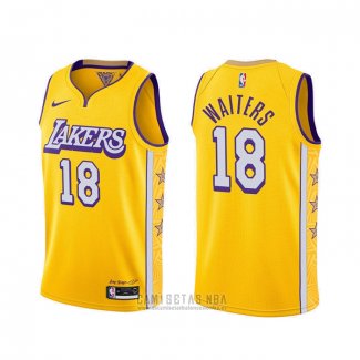Camiseta Los Angeles Lakers Dion Waiters #18 Ciudad Amarillo