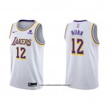 Camiseta Los Angeles Lakers Kendrick Nunn #12 Association 2021-22 Blanco