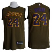 Camiseta Los Angeles Lakers Kobe Bryant Nike #24 Verde