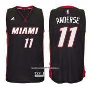 Camiseta Miami Heat Chris Anderse #11 Negro