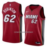 Camiseta Miami Heat Duncan Robinson #62 Statement 2018 Rojo