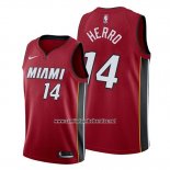 Camiseta Miami Heat Tyler Herro #14 Statement 2019-20 Rojo
