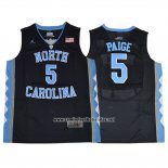 Camiseta NCAA North Carolina Tar Heels Marcus Paige #5 Negro