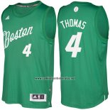 Camiseta Navidad 2016 Boston Celtics Isaiah Thomas #4 Veder