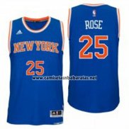 Camiseta New York Knicks Derrick Rose #25 Azul