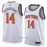 Camiseta New York Knicks Willy Hernangomez #14 Statement 2018 Blanco