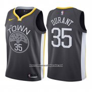 Camiseta Nino Golden State Warriors Kevin Durant #35 Statement 2017-18 Gris