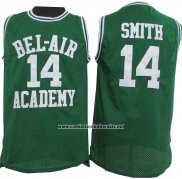 Camiseta Pelicula Bel-Air Academy Smith #14 Verde