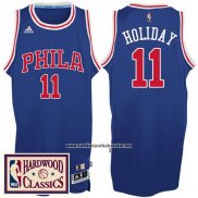 Camiseta Philadelphia 76ers Jrue Holiday #11 Retro Azul