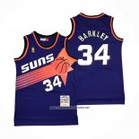 Camiseta Phoenix Suns Charles Barkley #34 Mitchell & Ness 1992-93 Violeta