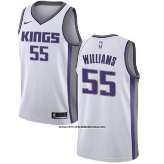 Camiseta Sacramento Kings Jason Williams #55 Association 2019-20 Blanco