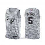 Camiseta San Antonio Spurs Dejounte Murray #5 Earned Camuflaje