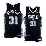 Camiseta San Antonio Spurs Keita Bates-Diop #31 Statement 2022-23 Negro