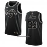 Camiseta San Antonio Spurs Tre Jones #33 Classic 2022-23 Negro
