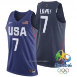 Camiseta USA 2016 Kyle Lowry #7 Azul