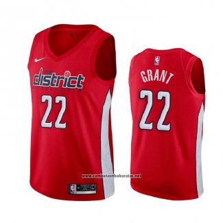 Camiseta Washington Wizards Jerian Grant #22 Earned 2020 Rojo