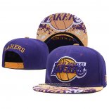 Gorra Los Angeles Lakers Violeta Amarillo2