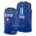 Camiseta All Star 2020 Atlanta Hawks Trae Young #11 Azul