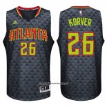 Camiseta Atlanta Hawks Kyle Korver #26 Negro