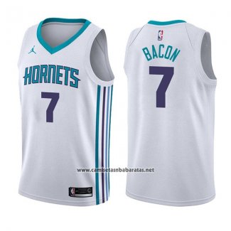 Camiseta Charlotte Hornets Dwayne Bacon #7 Association 2017-18 Blanco