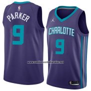 Camiseta Charlotte Hornets Tony Parker #9 Statement 2018 Violeta
