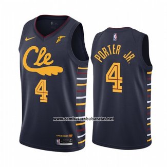 Camiseta Cleveland Cavaliers Kevin Porter Jr.#4 Ciudad Azul