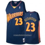 Camiseta Golden State Warriors Jason Richardson 2009-10 Hardwood Classics Azul