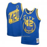 Camiseta Golden State Warriors Nate Thurmond #42 Mitchell & Ness 1966-67 Azul