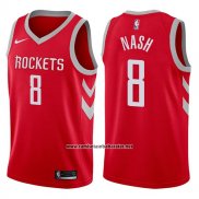 Camiseta Houston Rockets Le'bryan Nash #8 2017-18 Rojo