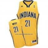 Camiseta Indiana Pacers David West #21 Amarillo