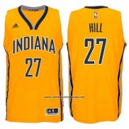 Camiseta Indiana Pacers George Hill #27 Amarillo