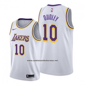 Camiseta Los Angeles Lakers Jared Dudley #10 Association Blanco