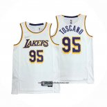 Camiseta Los Angeles Lakers Juan Toscano-Anderson #95 Association 2021-22 Blanco