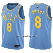 Camiseta Los Angeles Lakers Kobe Bryant #8 Classic 2017-18 Azul