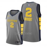 Camiseta Memphis Grizzlies Delon Wright #2 Ciudad Gris