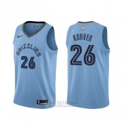 Camiseta Memphis Grizzlies Kyle Korver #26 Statement Azul