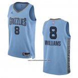 Camiseta Memphis Grizzlies Ziaire Williams #8 Statement 2022-23 Azul