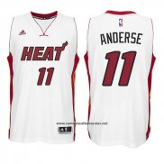 Camiseta Miami Heat Chris Anderse #11 Blanco